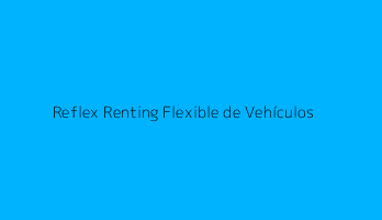 Reflex Renting Flexible de Vehículos